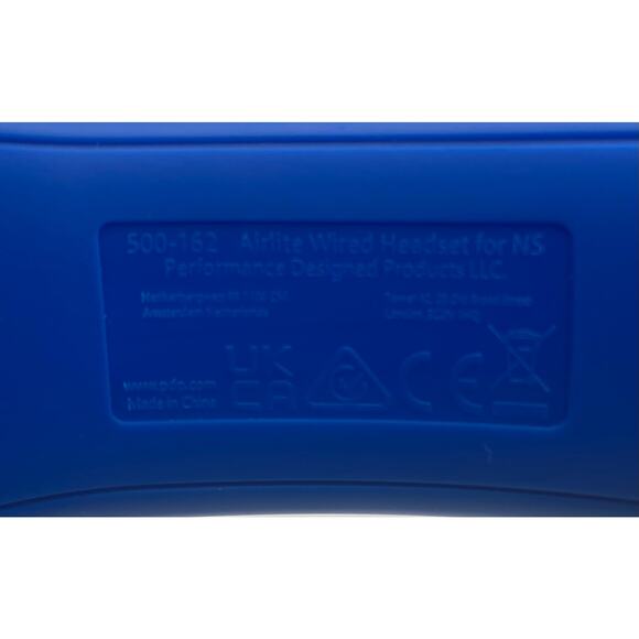 PDP Airlite wired gaming headset with mic for Nintendo Switch - Mario dash blue - Picture 9 of 11